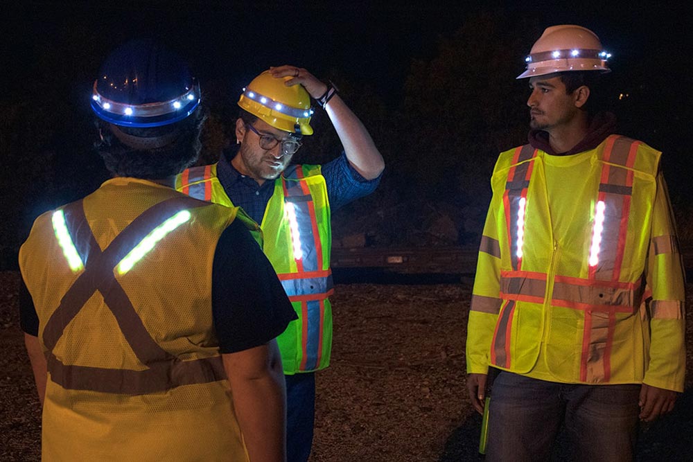 Picture of NiteBeams Hi-Vis Canadian Style 5 Point Breakaway LED Vest, Class 3