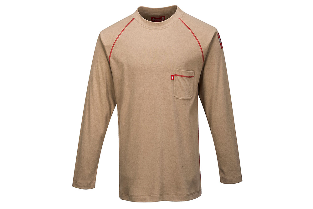 Picture of Portwest Bizflame FR Crew Neck Long Sleeve Shirt