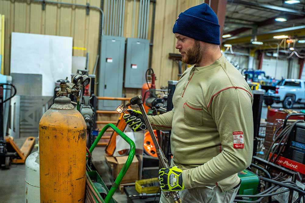 Picture of Portwest Bizflame FR Henley Long Sleeve Shirt