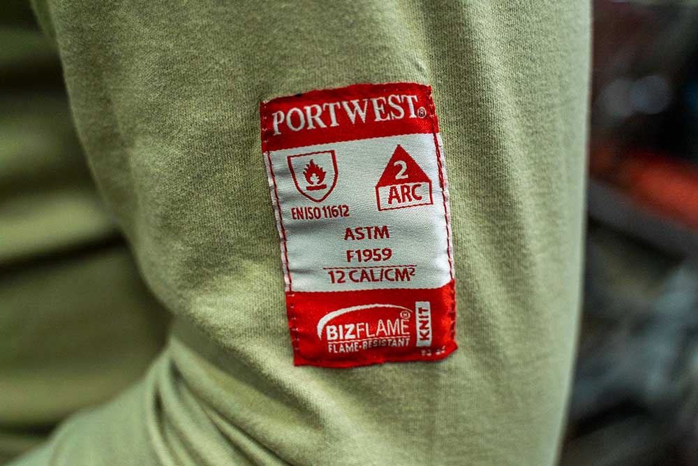 Picture of Portwest Bizflame FR Henley Long Sleeve Shirt
