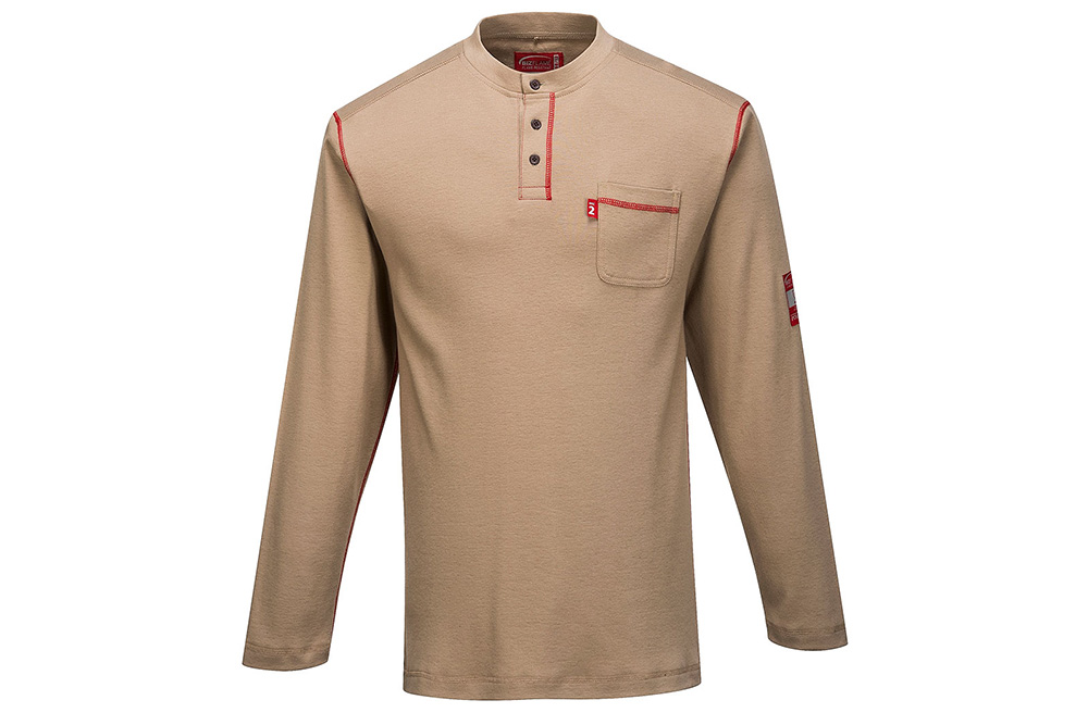 Picture of Portwest Bizflame FR Henley Long Sleeve Shirt