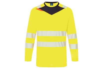 Picture of Portwest DX4 Hi-Vis Long Sleeve T-Shirt