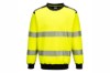 Picture of Portwest Hi-Vis Crew Neck Sweatshirt