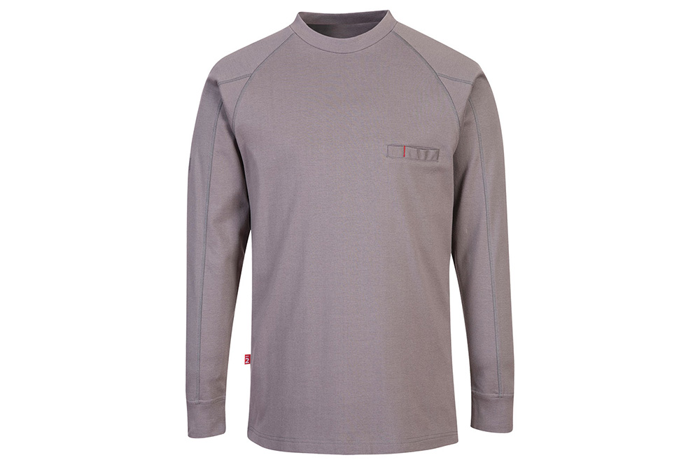 Picture of Portwest FR Antistatic Crew Neck Long Sleeve Shirt