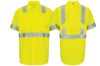 Picture of Red Kap Hi-Vis Short Sleeve Oilblok Class 3 Ripstop Work Shirt