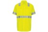 Picture of Red Kap Hi-Vis Short Sleeve Oilblok Class 3 Ripstop Work Shirt