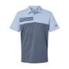 Picture of Adidas Heathered Colorblocked 3-Stripes Polo