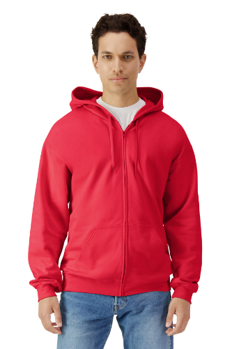 Picture of Gildan Softstyle Midweight Fleece Full-Zip Hooded Sweatshirt