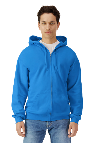 Picture of Gildan Softstyle Midweight Fleece Full-Zip Hooded Sweatshirt