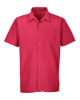 Picture of Harriton Men's Barbados Textured Camp Shirt