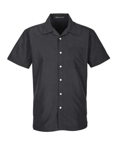 Picture of Harriton Men's Barbados Textured Camp Shirt
