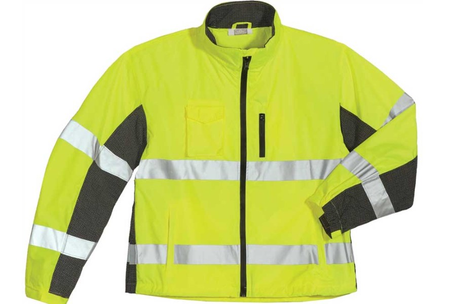 Picture of Commander Safety Class 3 NiteGlo Windbreaker, Lime, 5XL