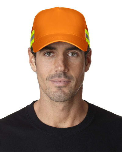 Picture of Adams Headwear Trucker Reflector High-Vis Constructed Cap