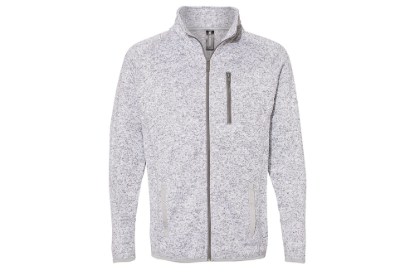 Picture of Burnside Sweater Knit Jacket, Heather Grey, 2XL