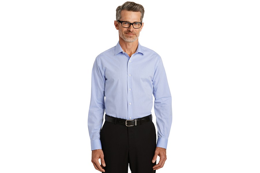 Picture of Red House Graph Check Non-Iron Shirt, Light Blue, M