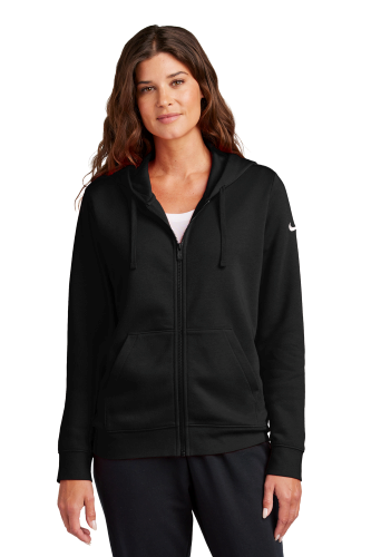 Picture of Nike Women's Club Fleece Sleeve Swoosh Full-Zip Hoodie